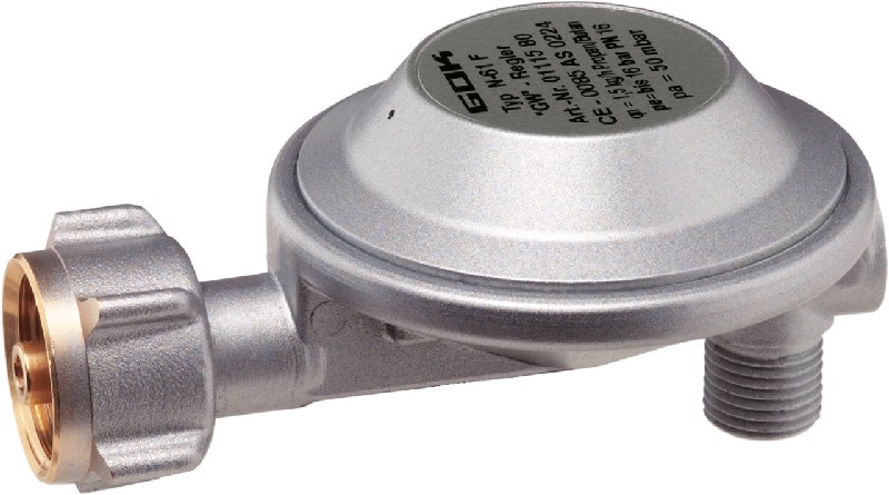 Niederdruckregler Typ EN61• GOK 0111500 • 50mbar • 1,5kg/h • KLF • G 1/4 LH-KN