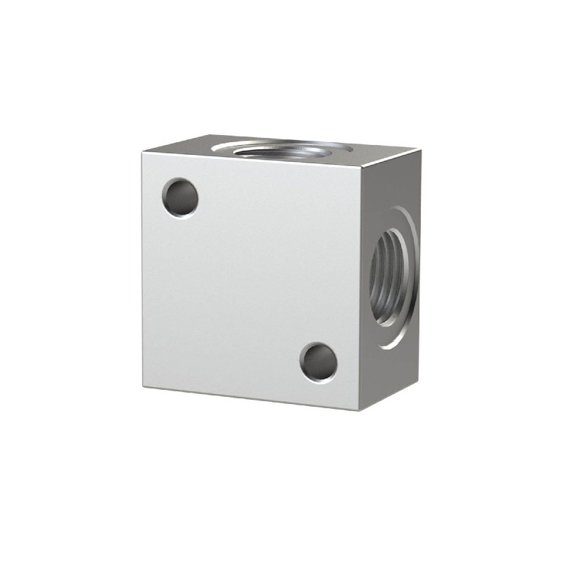 Aluminium Verteilerblock - 4 x 3/8``• Riegler 112594
