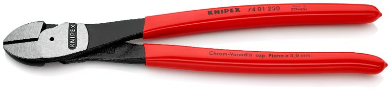 Kraft - Seitenschneider • 250mm• Knipex • 74 01 250