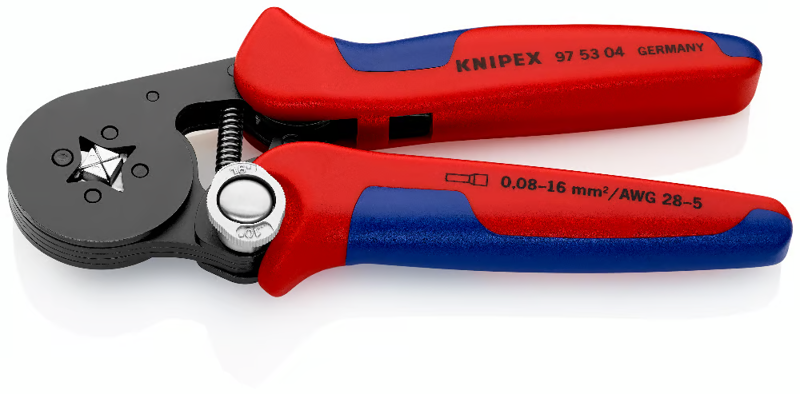 Selbsteinstellende Crimpzange fürAderendhülsen • Knipex • 97 53 04