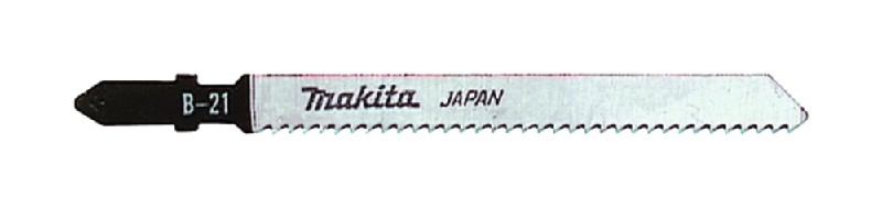 Stichsägeblatt B-21 • 100mm • 5 Stück• Kunststoff/Aluminium • 2,1 mm / 12 tpi • Makita - A-85721