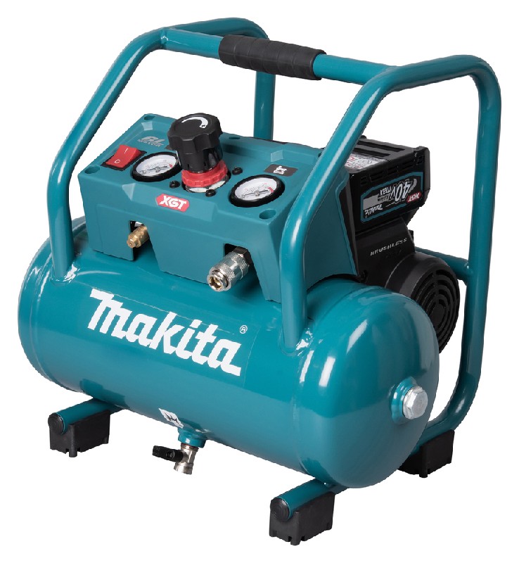 Makita Akku-Kompressor - AC001GZXGT • 40V max. • Kessel • 7,6 l