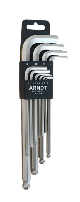 Kugelkopf - Inbusschlüsselsatz 1,5-12mmlange Ausfürhung • Arndt 301-10