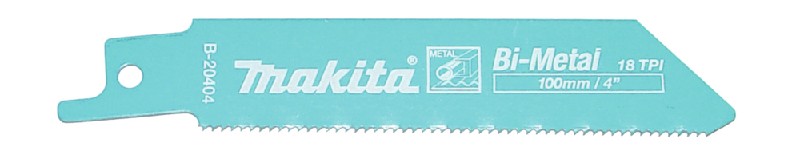 Reciprosägeblatt BIM • 100/18Z • 5 Stück• Stahl/VA • 1,4 mm / 18 tpi • Makita - B-20404