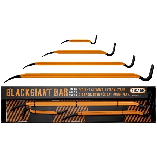 Nageleisen Set - 3tlg.• Picard • BlackGiant® Bar • 4690-999 • 46Z 300/610/930 mm
