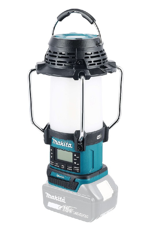 Makita Akku-Radio mit Laterne - DMR05618V • FM/DAB+ • 1.000 lx • 310 lm