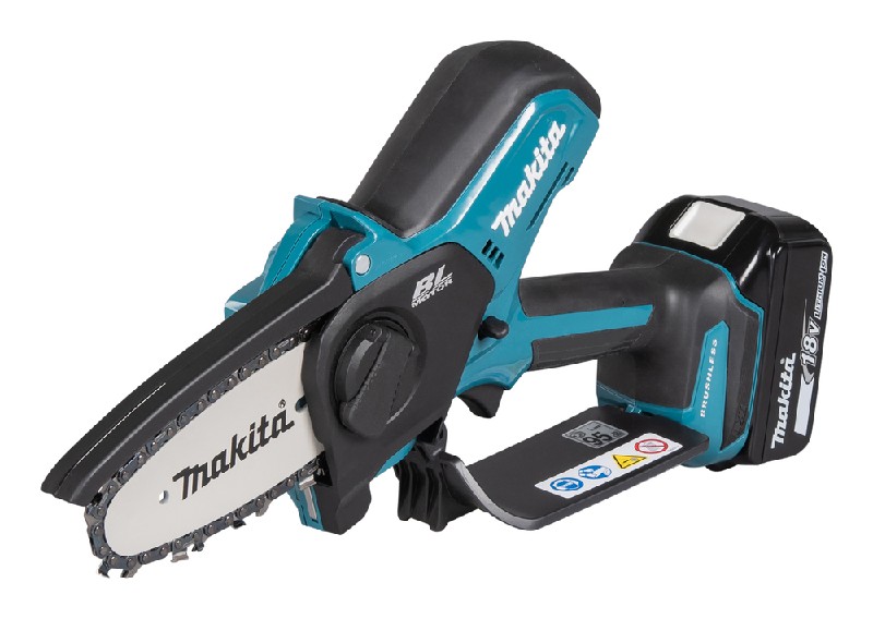 Makita Akku-Astsäge - DUC101RX0618V • 10 cm • 8 m/s • Gürtelholster inkl. 1x BL1830B + 1x BL1850B + DC18RC
