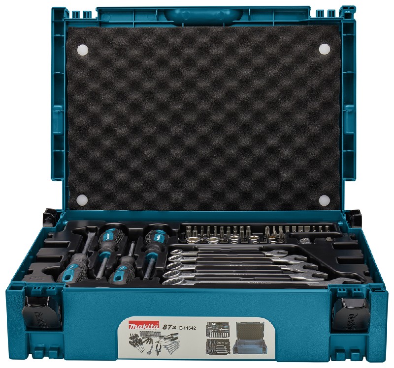 Werkzeug-Set 87-tlg. im MAKPAC• Makita • E-11542