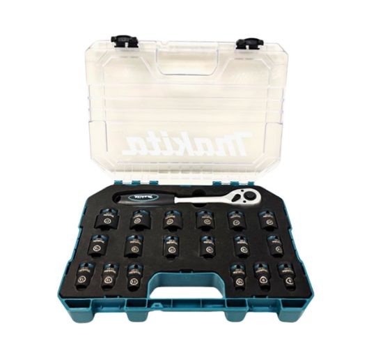 Makita Schlagnuss-Set 19-tlg. 1/2• Impact Black • E-30069