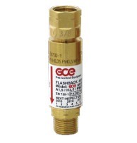 Rückschlagsicherung Brenngas3/8``LH - am Druckminderer - GCE 0764471