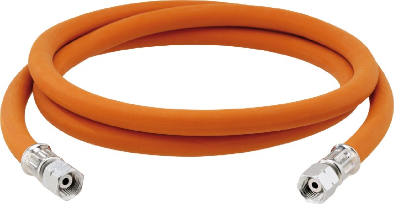 Propangasschlauch • 2,0m• 2x G3/8 LH-ÜM • 6,3x5mm • 30Bar • GOK 04 543 00 • verpresst