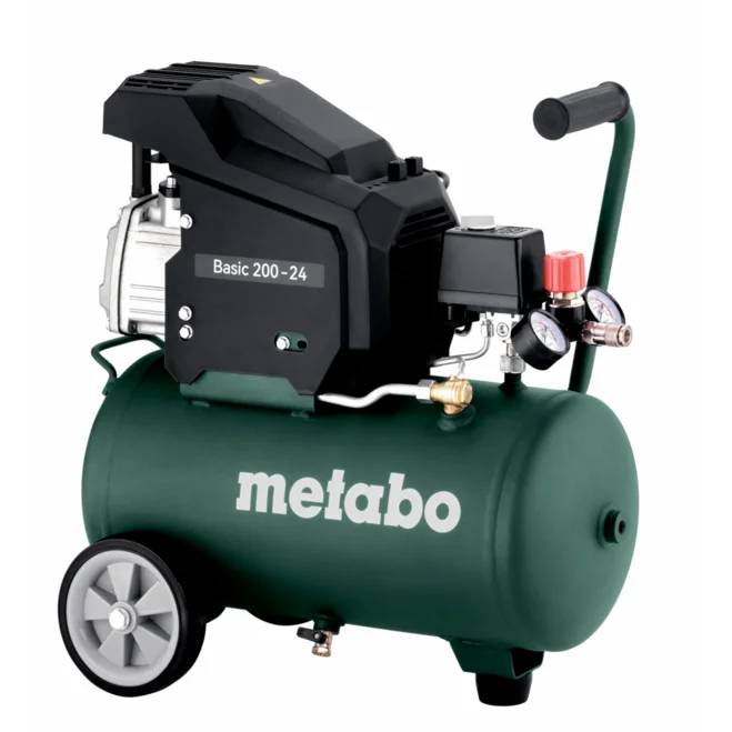 Metabo Kompressor - 200-24 Basic• 601522000 • 230V • 8 Bar • 80 l/min • 24l Kessel