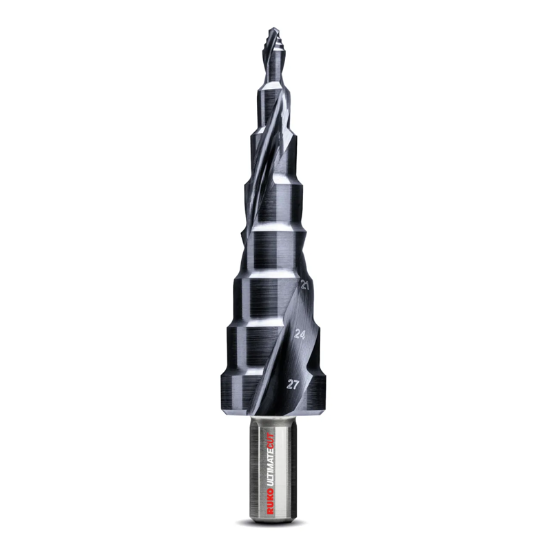 Ulitmatecut Multidrill HSS • Gr. L3• RUnaTEC Flowstep® Spitze • Ruko • 101684P • 6-27 mm