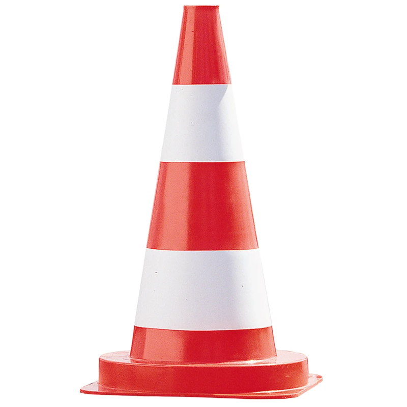 Pylone - PVC Leitkegel • 50cm• Tageslichtleuchtend • F-8120
