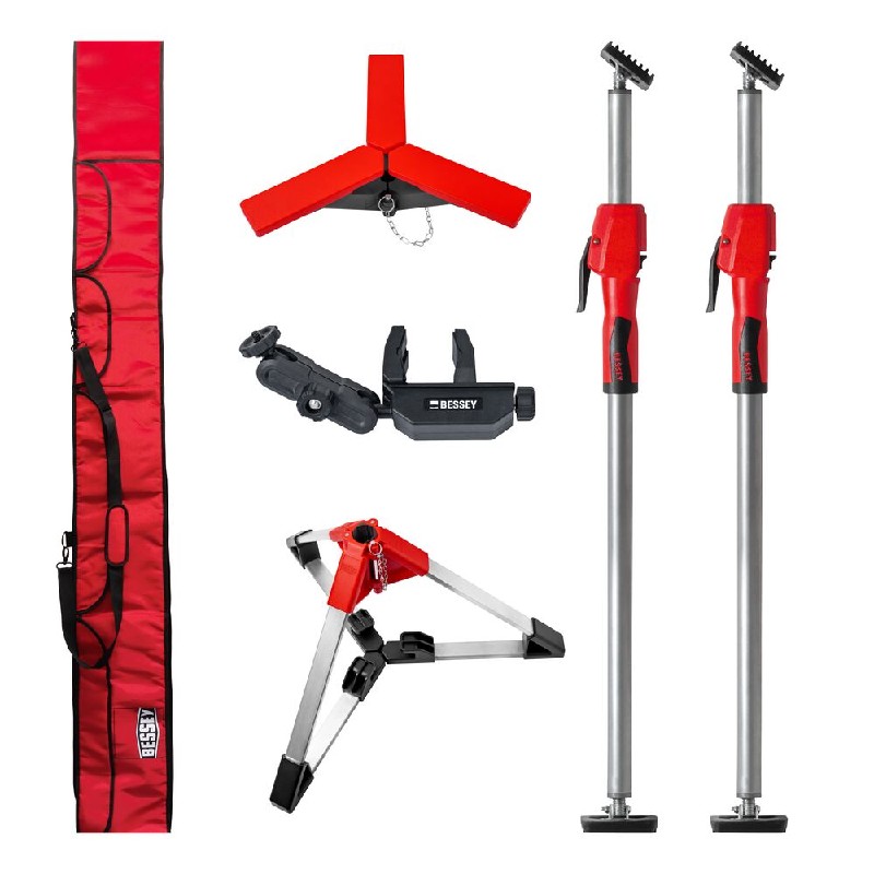 Deckenstützen-Set - STE300 • Bessey• 2x STE300 • 1x STE-LH • 1x STE-DS • 1x STE-BS • Baustützen