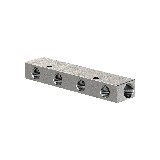 Aluminium Verteilerblock• 2 x 3/8`` 2 x 1/4`` • Riegler 112532