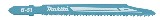 Stichsägeblatt B-51 • 100mm • 5 Stück• Metall • 1,4-2,6 mm / 9,8-18,1 tpi • Makita - B-06476