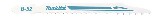 Stichsägeblatt B-52 • 100mm • 5 Stück• Universal • 2,6 - 4,6mm - 5,5 - 9,8tpi • Makita - B-06482