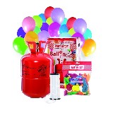 Ballongas - Einweg Set• mit 30 Latexballons • UN1046
