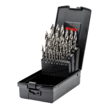 Ultimatecut Spiralbohrer-Satz HSS• Din 338 • FLOWSTEP® Spitze • 25-tlg. • Ø 1,0 - 13,0 mm • Ruko • 259215RO