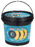 Makita Fächerscheiben-Set - D-82024Ø 125 mm • 4x K40 4x K60 7x K80 • 15tlg. • abgewinkelt • Inox