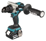 Makita Akku-Bohrschrauber - DHP492RTJ18V • max. 141 Nm • 0-2.100 min-1 inkl. 2x BL1850B, Ladegerät & Makpac
