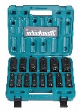 Makita Schlagnuss-Set 14-tlg. 1/2• Impact Black • E-16586