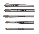 Glas-und-Fliesenbohrer-Set 5-tlg.Makita E-25410 • Ø 4, 5, 6, 8 mm