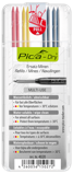 Ersatzminenset für Pica Tieflochmarker4020 • 4x Grafit, 2x Rot, 2x Gelb