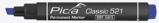 Pica Classic 521 Permanent Marker• blau • 2-6mm • Keilspitze