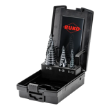 Ulitmatecut Stufenbohrer-Satz HSS• RUnaTEC Flowstep® Spitze • 3-tlg. • Ruko • 101626PRO