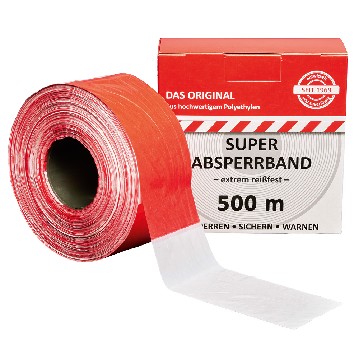 Basutellen - Absperrband • 500m Rolle• Das Original • F-8110-500
