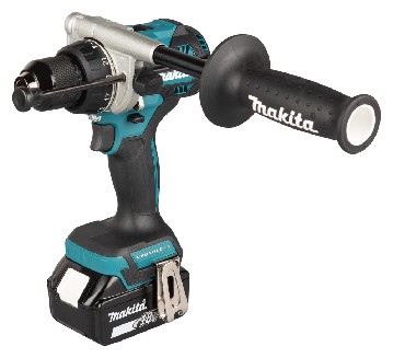 Makita Akku-Bohrschrauber - DHP492RTJ18V • max. 141 Nm • 0-2.100 min-1 inkl. 2x BL1850B, Ladegerät & Makpac
