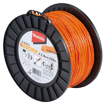 Mähfaden Four-Leaf 2,4mm x 225mMakita E-01812 - geräuschreduziert