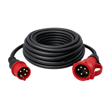 CEE Verlängerungskabel - 10m• 16A • 400V • H07RN-F • 5x2,5mm² • IP44