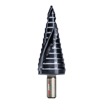 Ulitmatecut Stufenbohrer HSS • Gr. 2• 8,0 - 30,0mm • RUnaTEC Flowstep® Spitze • Ruko • 101652P